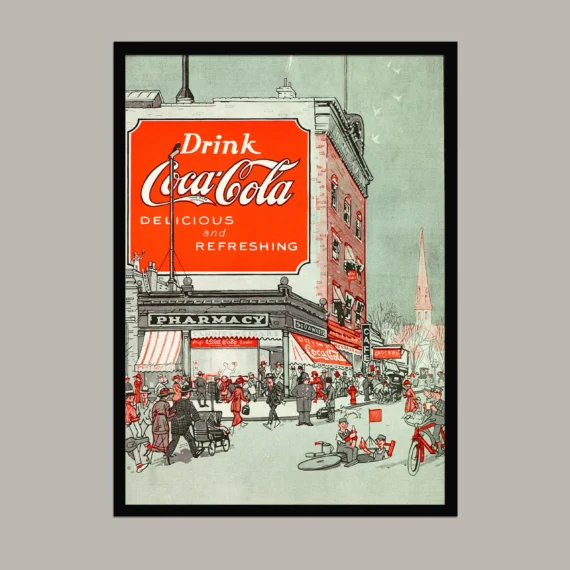 Vintage 1920 Ad Wall Poster