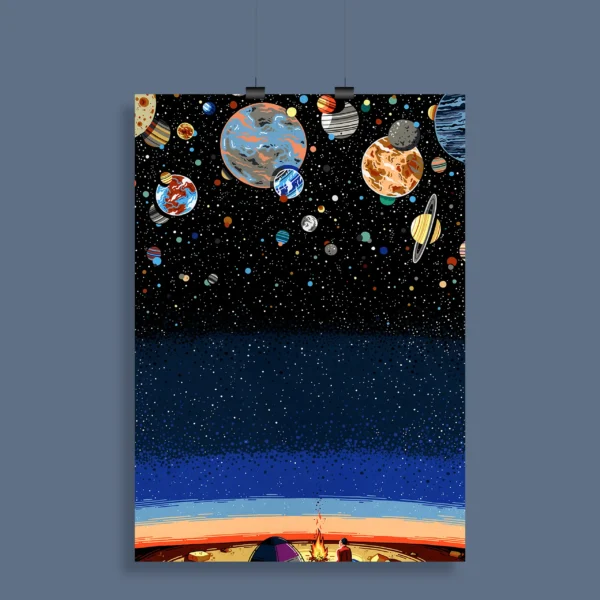 Astronomy Aesthetic Wall Poster