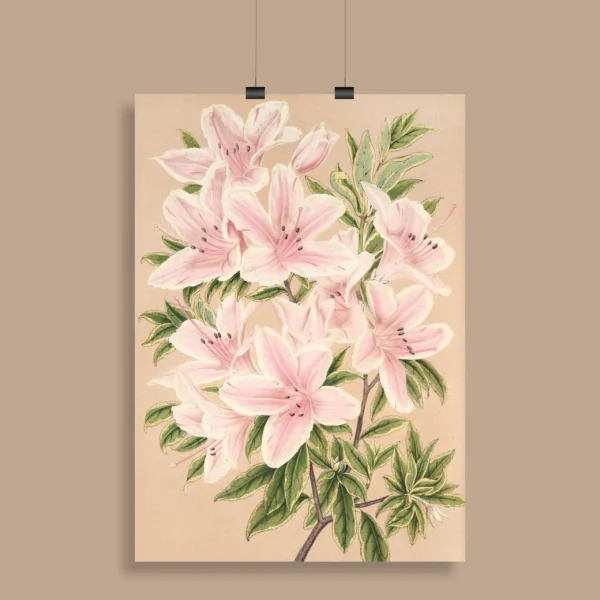 Vintage Botanical Wall Poster