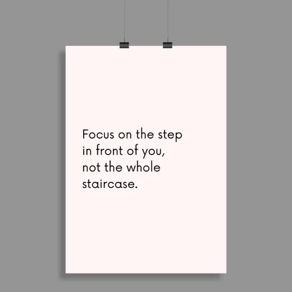 Motivational Quote Wall Poster