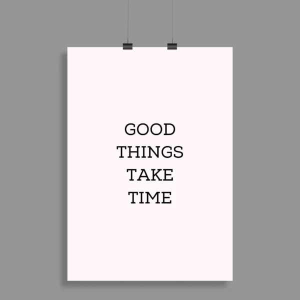 Motivational Quote Wall Poster