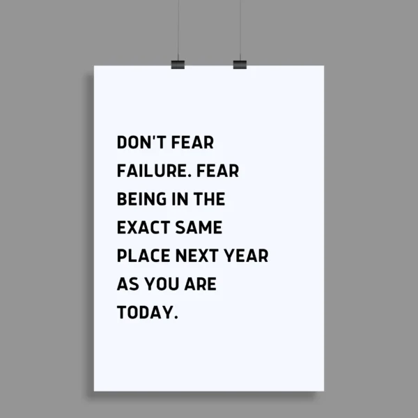 Motivational Quote Wall Poster