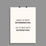 Motivational Quote Wall Poster