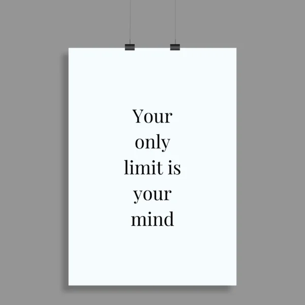 Motivational Quote Wall Poster