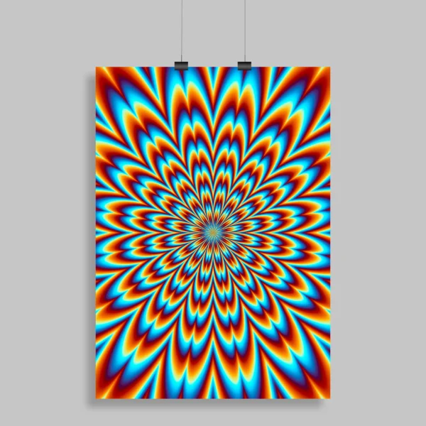 Psychedelic Trippy Aesthetic Wall Poster