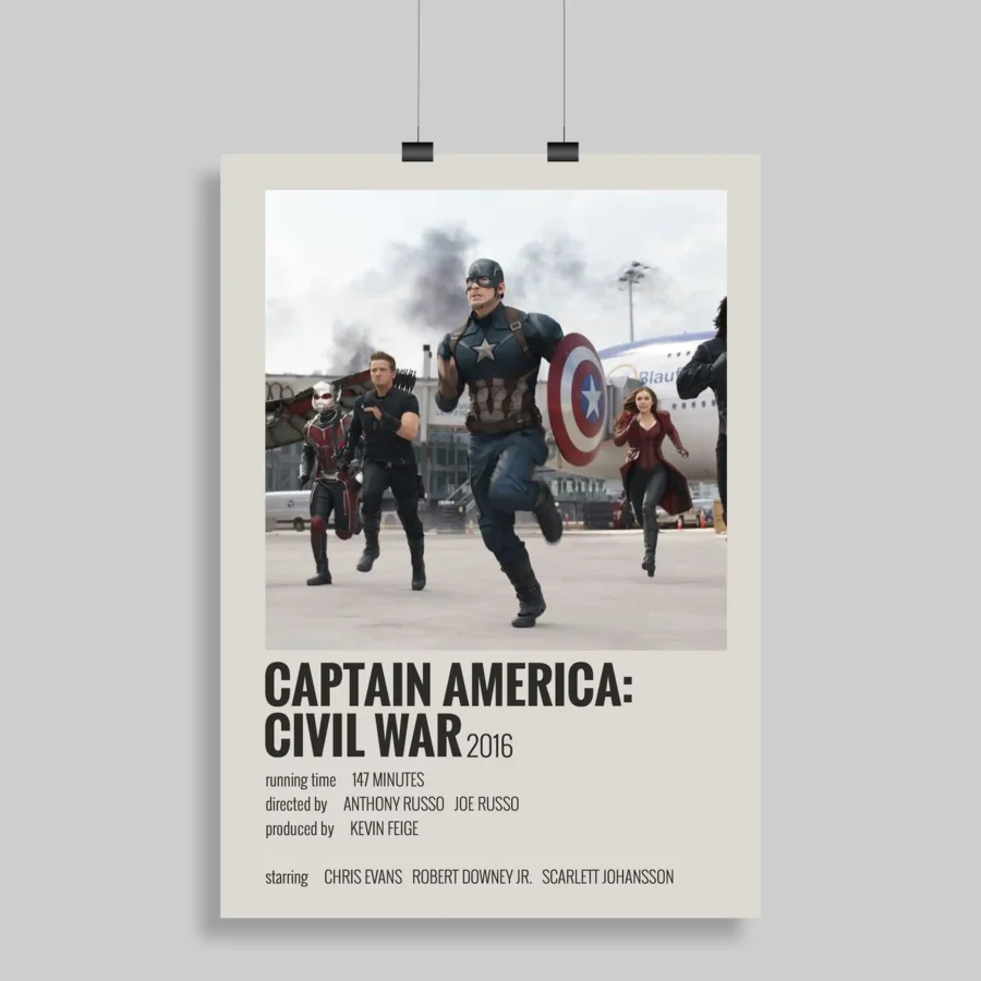 Captain America Civil War Wall Poster