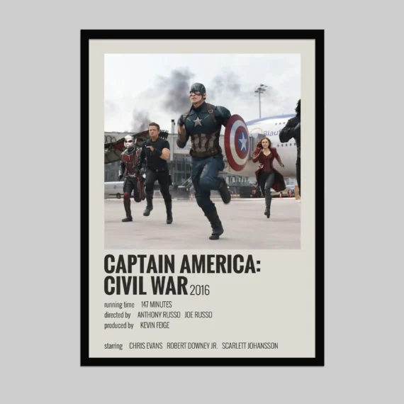 Captain America Civil War Wall Poster