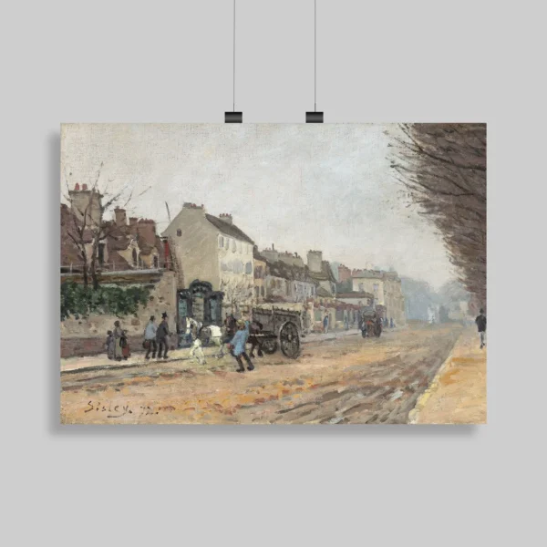 Boulevard Héloïse 1872 Wall Poster