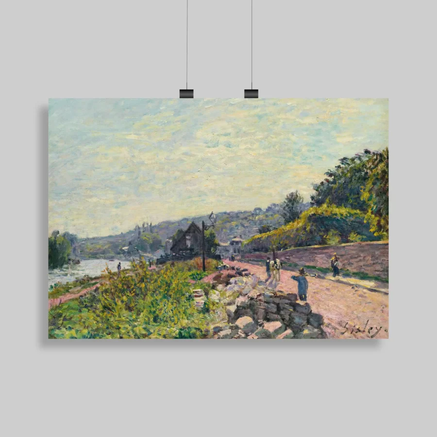 La Seine Au Bas-Meudon (circa 1878-79) Wall Poster