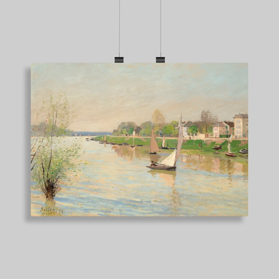 La Seine à Argenteuil (1872) Wall Poster