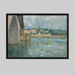 Le Pont De St. Cloud (1877) Wall Poster