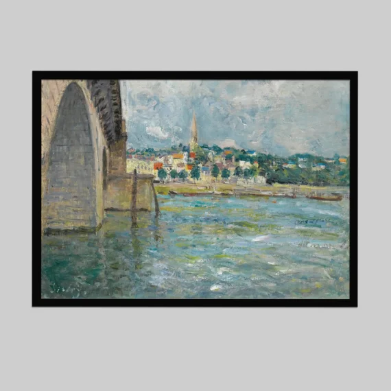 Le Pont De St. Cloud (1877) Wall Poster