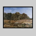 Lisière de la forêt de Fontainebleau (1865) Wall Poster