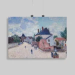 Street in Moret (c. 1890) Wall Poster