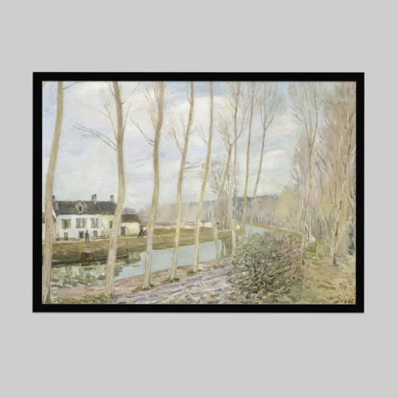 The Loing’s Canal (1892) Wall Poster