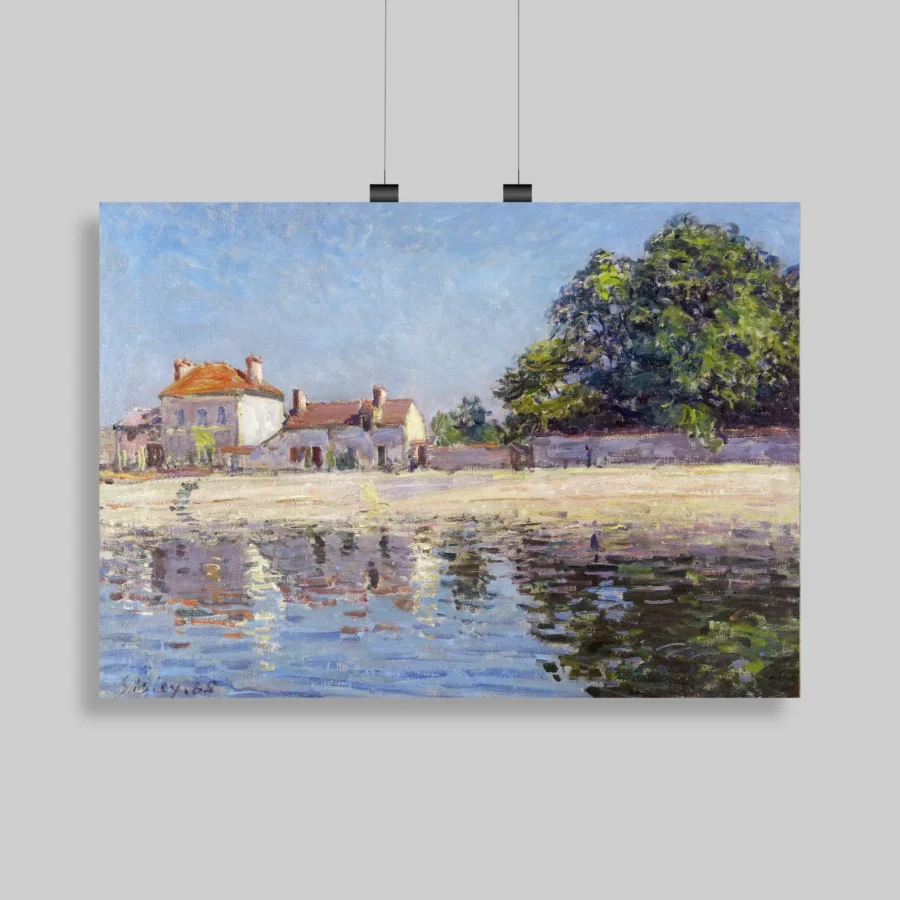 The River Loing at Saint-Mammes (1885) Wall Poster