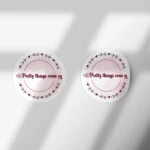 100 Pieces Round Pretty things come in Round Label Packaging Stickers
