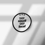 100 Pieces Round Shop small shop local Ronud Label Packaging Stickers